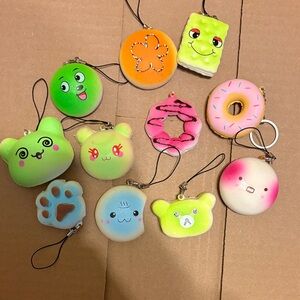 Squishy Keychain Set